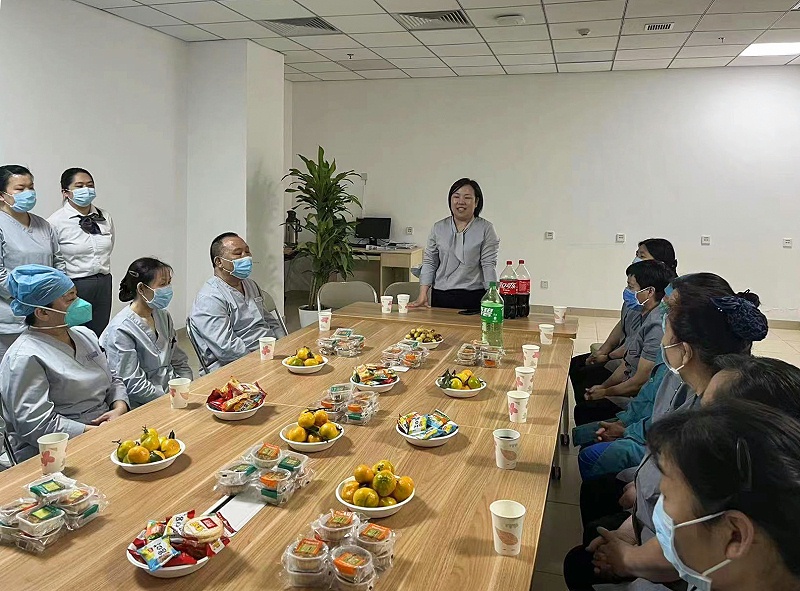 美汐清潔,北京保潔公司, 慰問一線員工